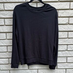 Petit Lem Crewneck Long Sleeve Ribbed Top Sz L